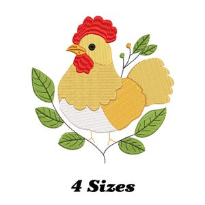 Rooster Embroidery Design, Beautiful Rooster Machine Embroidery Design, Rooster Embroidery Design For Men, Women, Girls