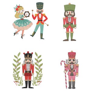 Nutcracker Christmas Embroidery Design, Christmas Nutcracker Machine Embroidery Design, Digital Download
