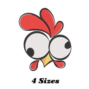 Funny Rooster Embroidery Design, Rooster Machine Embroidery Design, Rooster Embroidery Design For Men, Women, Girls