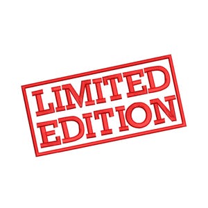 Limited Edition Embroidery Design, Limited Edition Machine Embroidery Design, Limited Edition Embroidery Design For Men, Women, Girls