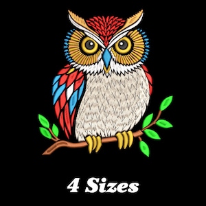 Owl Embroidery Design, Owl Machine Embroidery Design, Owl Embroidery Design For Men, Women, Girls