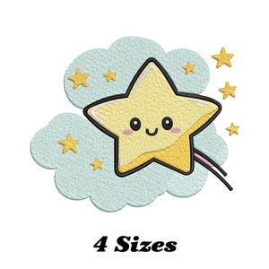 Star Embroidery Design, Star Machine Embroidery Design, Star Embroidery Design For Men, Women, Girls