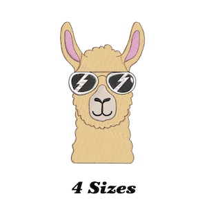 Llama Embroidery Design, Llama Machine Embroidery Design, Cute Llama Embroidery Design For Men, Women, Girls