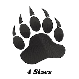 Bear Paw Embroidery Design, Bear Paw Machine Embroidery Design, Bear Paw Embroidery Design For Men, Women, Girls