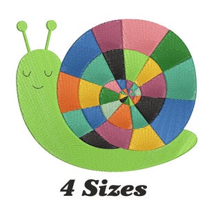 Funny Snail Embroidery Design, Snail Machine Embroidery Design, Snail Embroidery Design For Men, Women, Girls