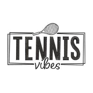 Tennis Vibes Embroidery Design, Tennis Machine Embroidery Design, Tennis Vibes Embroidery Design For Men, Women, Girls