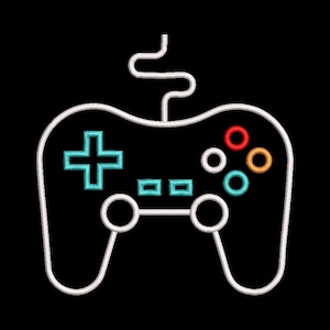 Video Game Controller Embroidery Design, Game Controller Machine Embroidery Design, Game Controller Embroidery Design For Men, Women, Girls