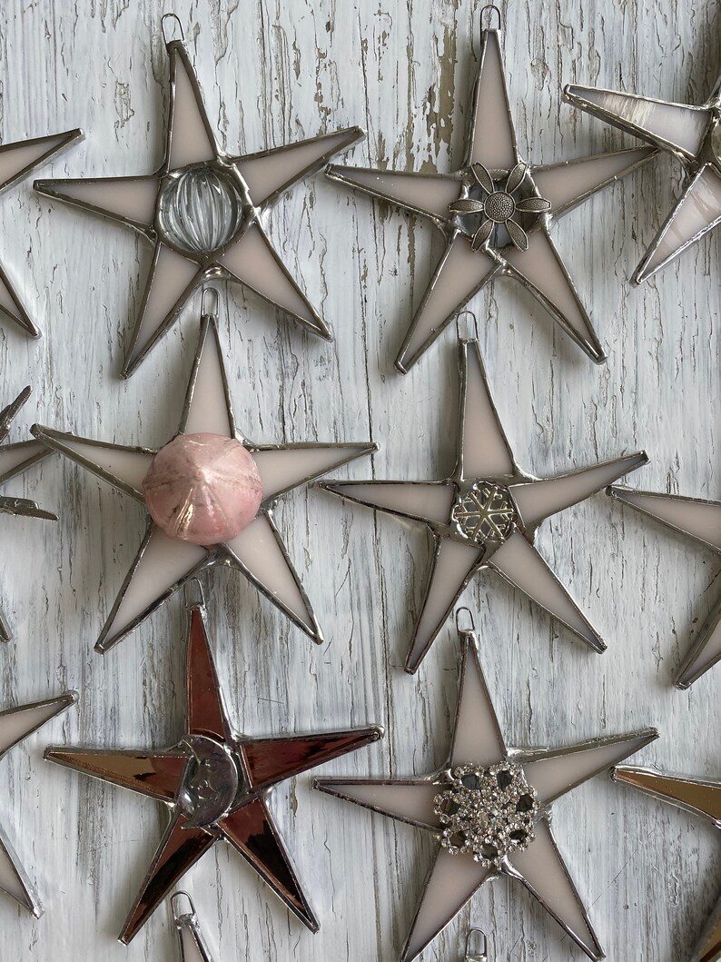 Baby Blush Stars Blush Pink or Pale Pink Mirror Points With - Etsy