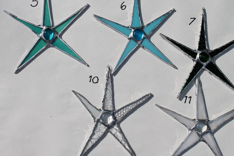 Wishing Star 7 inch art glass star image 5