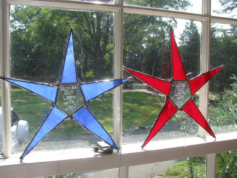 Like NieNie's back to school personalized star stained image 6