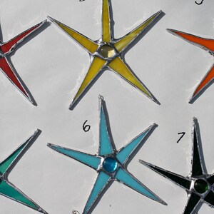 Wishing Star 7 inch art glass star image 2