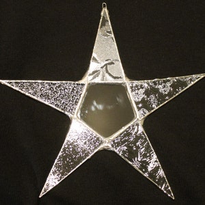 Pattern Points 9.5 Inch Clear Architectural Glass Star - Etsy