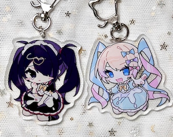 NEEDY GIRL OVERDOSE cake outfit 6cm acrylic keychains丨Ame Chan & Kangel