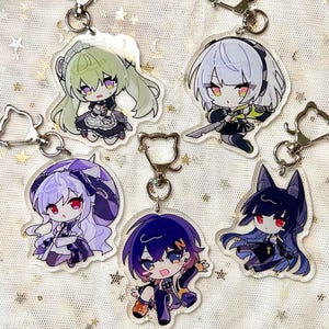 Zenless Zone Zero 6cm acrylic keychains丨Vivian丨Miyabi丨Corin丨Anby丨Belle