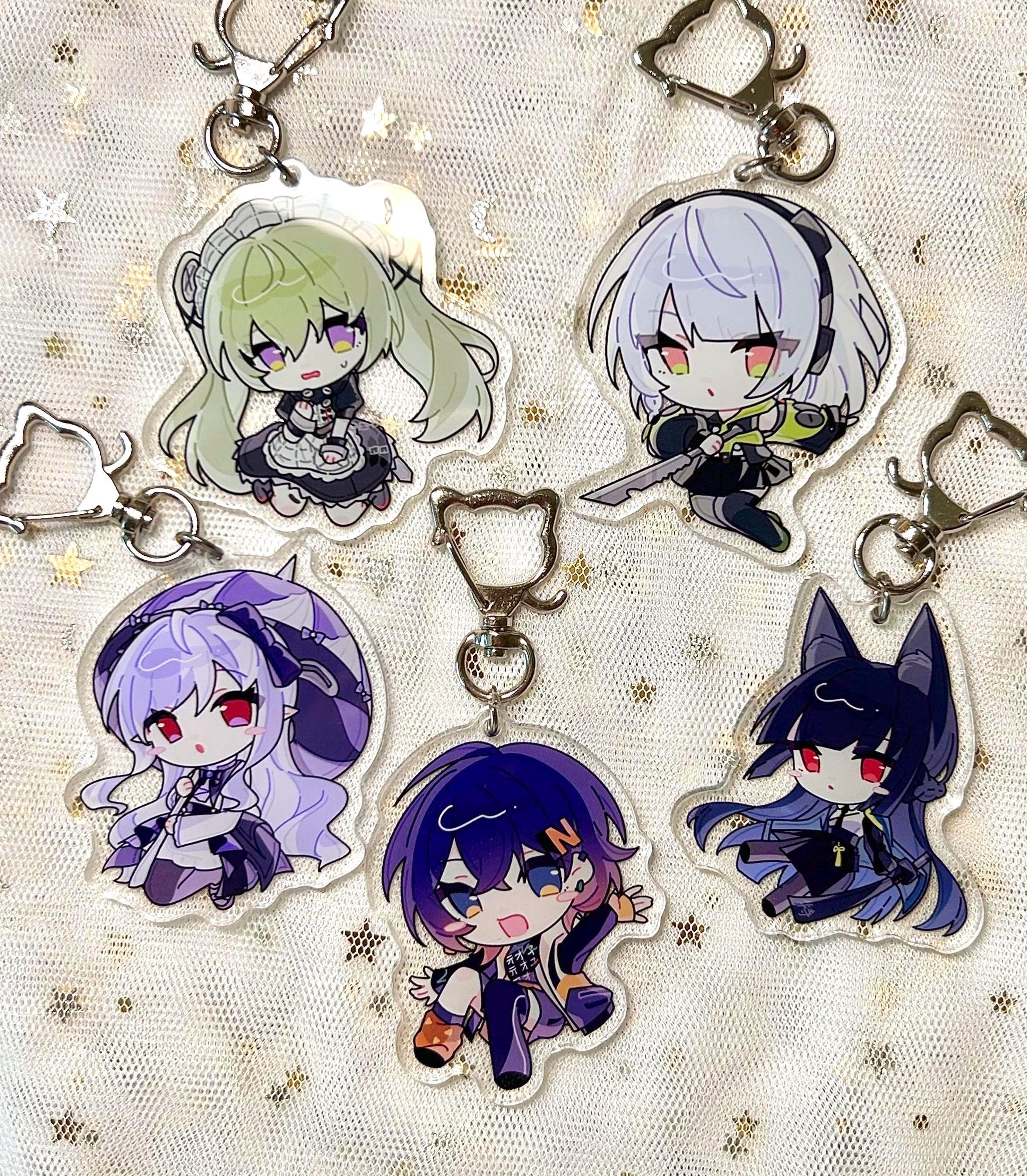 Zenless Zone Zero 6cm Acrylic Keychains丨vivian丨miyabi丨corin丨
