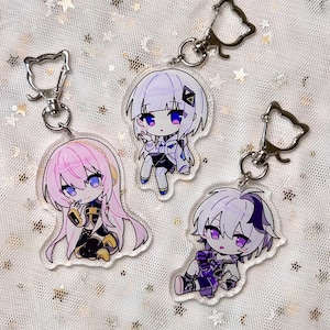 Vol.3 Vocaloid chibby schlüsselanhängern ❤ Kafu ❤ Vflower ❤ Megurine Luka ❤ Doppelseitig
