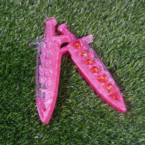 Dungeons and Dragons Dagger Dice Tray, Dice Holder, Dnd Geek Gift, Dagger Dice Vault