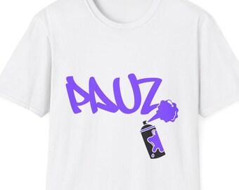 Graffiti Style Unisex Softstyle T-Shirt Trendy Streetwear, Unique Graphic T-shirt, Perfect Gift for Art Lovers, Casual Outfit
