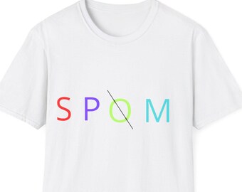 Minimalist Graphic T-shirt - SPQM Design, Unisex Fashion, Casual Style, Gift for Friends, Daily Wear