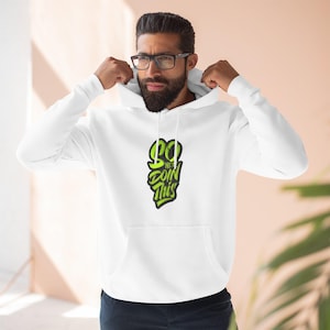 Fleece Hoodie Design - Three-Panel Hoodie, Pullover Sweater, Cozy Sweatshirt, Unique Gift, Custom Apparel for Men and Women