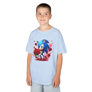 Speedy Blue Hero-kinderT-shirt - op cartoons geïnspireerd T-shirt voor peuters, shirt met leuke karakterstijl, verjaardagscadeau voor jongens of meisjes