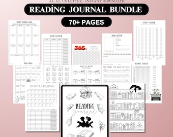 Diario de lectura: más de 70 páginas imprimibles para seguir el libro (descarga digital)