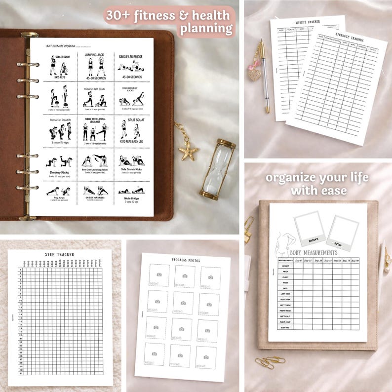 Ultimatives Leben & ADHS Planer-Bundle – 650+ Seiten, täglich, jährlich (A4, A5 Digitaler Download) Bild 7