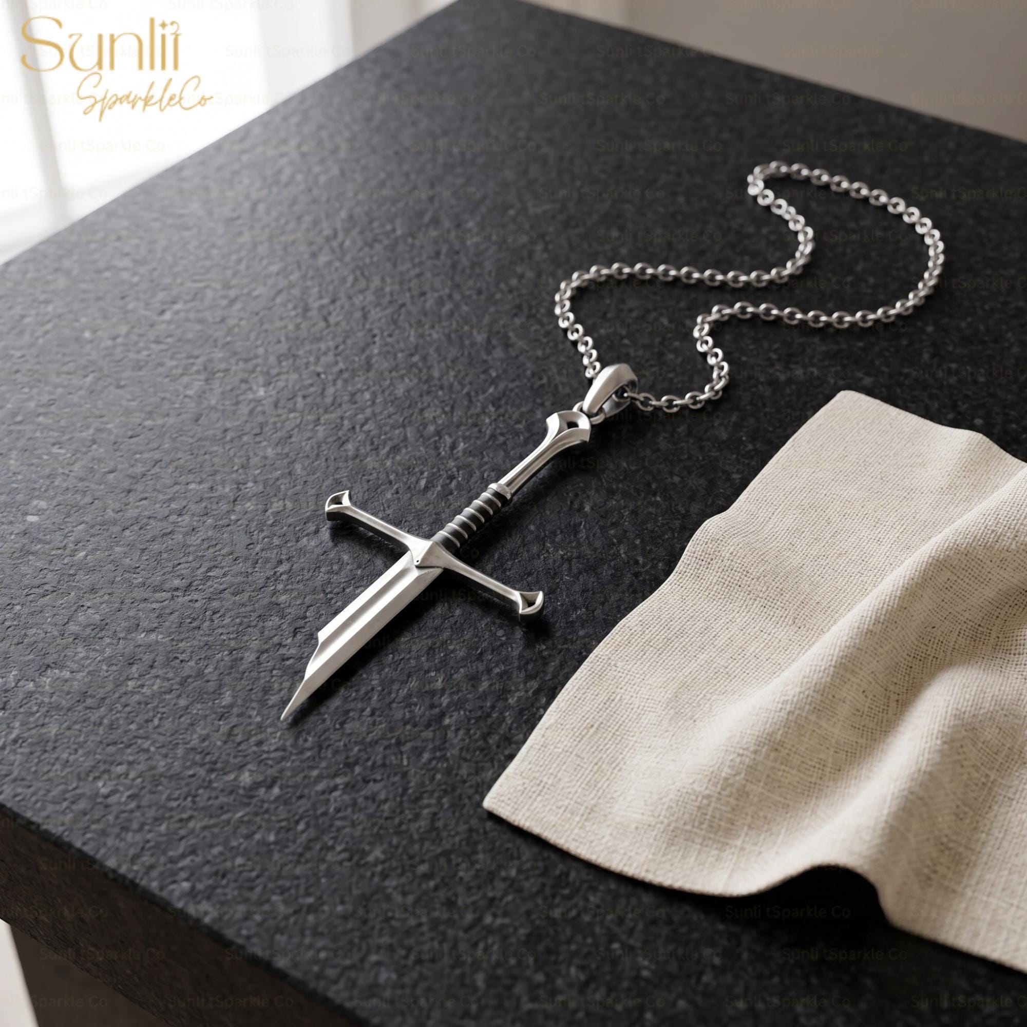 Broken Sword Pendant - Etsy