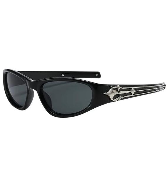 Y2K Sunglasses, Wrap Sunglasses, Futuristic Sunglasses