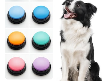 Communicatieknoppen hond, knoppen pratend huisdier, opneembare knop hondentraining, cadeaus voor hond, cadeau hondenliefhebber, hondencadeaus, cadeau voor huisdieren