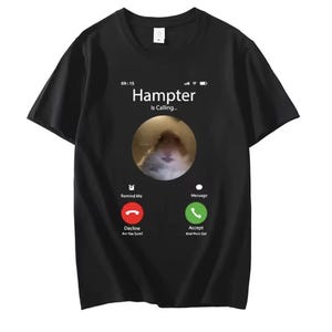 Hamster Meme T-shirt, Funny T-shirts, Meme T-shirt, Funny Gifts, Funny Tops