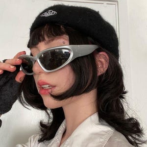 Y2K Sunglasses, Futuristic Sunglasses, Mirror Sunglasses, Y2K, Rave Sunglasses, Sunglasses