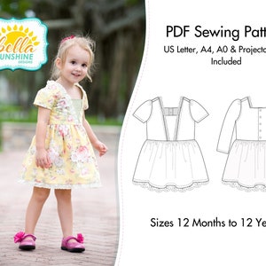 Coffee Shop Lace Dress PDF Sewing Patterns Sewing Pattern - Etsy