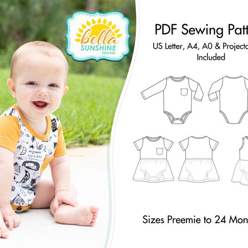 Little Love Baby Sewing Pattern Pdf Sewing Pattern Baby - Etsy