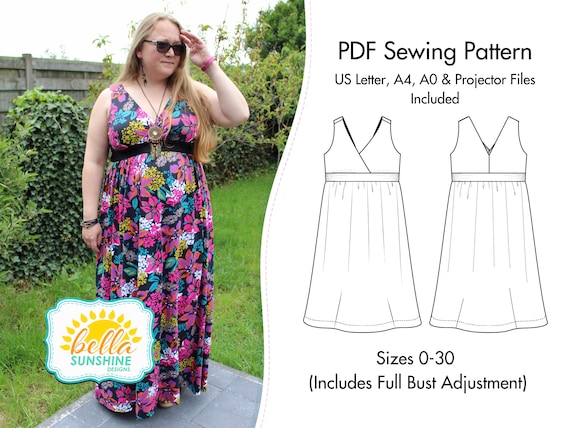 plus size dress patterns