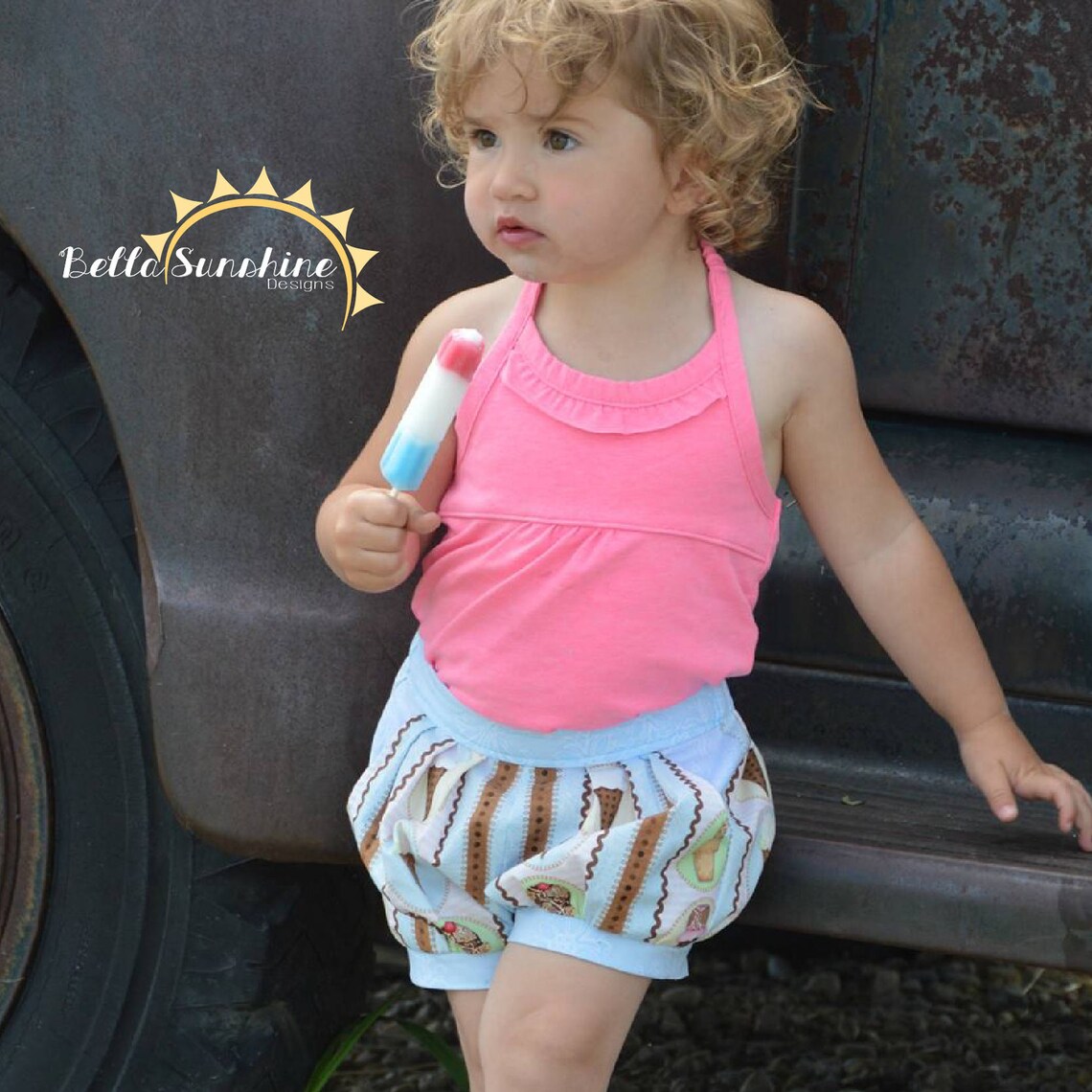 Rose Bubble Shorts PDF Sewing Pattern Bubble Shorts Baby Etsy Canada