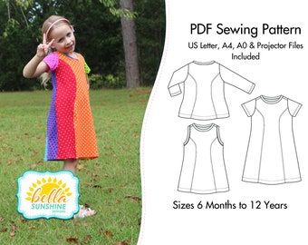 Adella, girls dress patterns, PDF Sewing Pattern, pdf dress pattern, pdf patterns, sewing pattern, dress pattern pdf, sewing, pdf pattern
