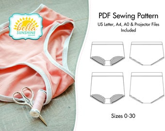 Primrose, panty pattern, plus size pattern, plus size pdf, sewing pattern, ladies pattern, PDF Sewing Pattern, ladies pdf pattern, sewing