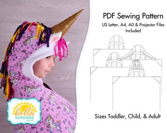 Artemis, unicorn pdf pattern, PDF Sewing Pattern, pdf dress pattern, pdf patterns, sewing pattern, gift pattern pdf, blanket pdf pattern