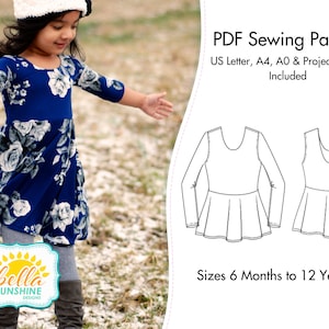 Sahara, dress pattern pdf, girls dress patterns, PDF Sewing Pattern, twirl dress pattern, pdf patterns, sewing pattern,  sewing, pdf pattern