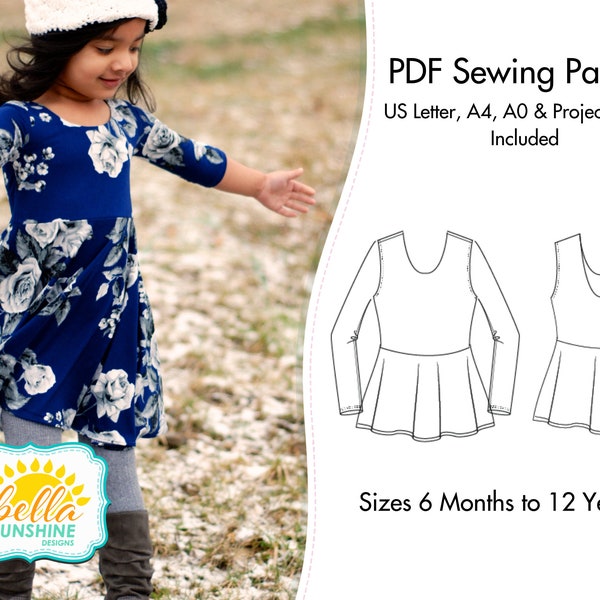 Sahara, dress pattern pdf, girls dress patterns, PDF Sewing Pattern, twirl dress pattern, pdf patterns, sewing pattern,  sewing, pdf pattern