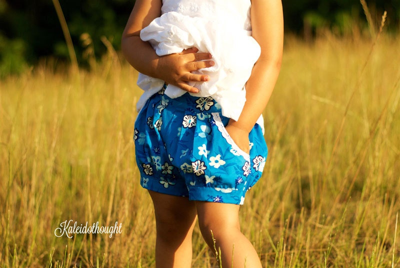 Rose Bubble Shorts, PDF Sewing Pattern, bubble shorts, baby shorts pa…