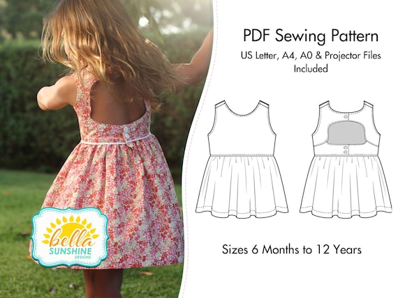 Free Girls Dress Patterns You Can Sew Now! - AppleGreen Cottage