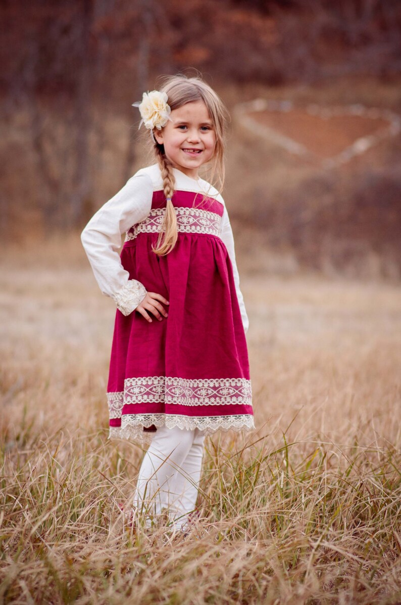 Adaline Dress & Tunic, PDF Pattern, tunic sewing pattern, girls dress patterns, girls dress pdf, dress patterns for girls, sewing pattern image 3