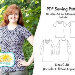 Maggie Dress Pattern PDF Sewing Pattern Sewing Patterns - Etsy