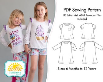 Avery, girls dress patterns, PDF Sewing Pattern, pdf dress pattern, pdf patterns, sewing pattern, dress pattern pdf, sewing, pdf pattern