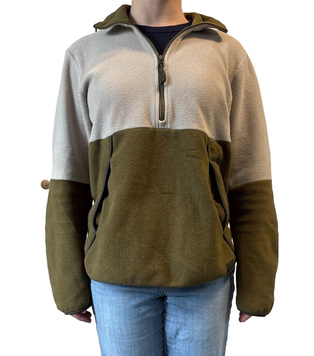 Retro Vibes! Crunchy REI Color-block Fleece Half Zip