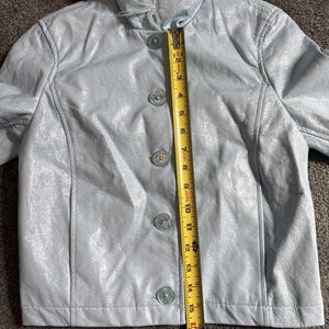 Urban Outfitters MIA Jacket NWT - Sky Blue Y2K Feather Jacket - Adult Women XS image 8