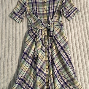 Ralph Lauren Madras Dress - Etsy Ralph Lauren Madras Dress - Etsy