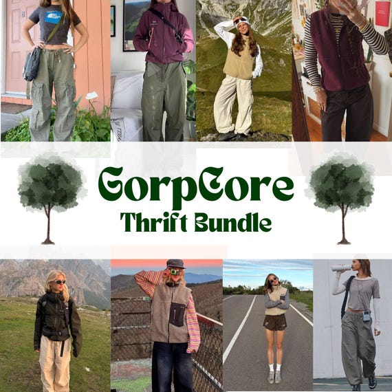 Thrifted GorpCore Clothing Bundle – Outdoor, Utility, Techwear & Hiking